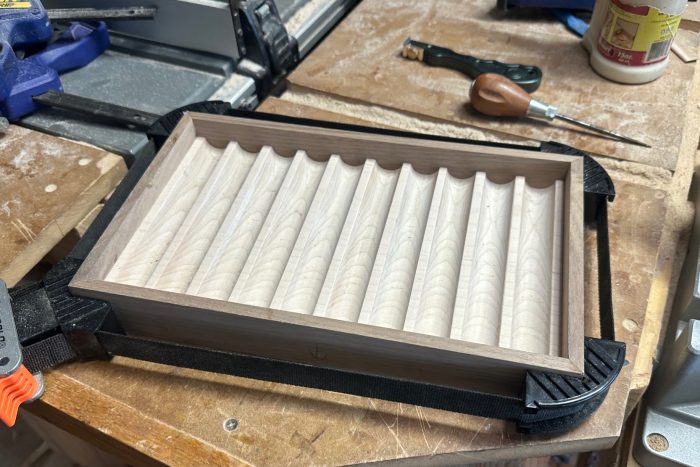Noble Humidors building custom pen case inner shelf