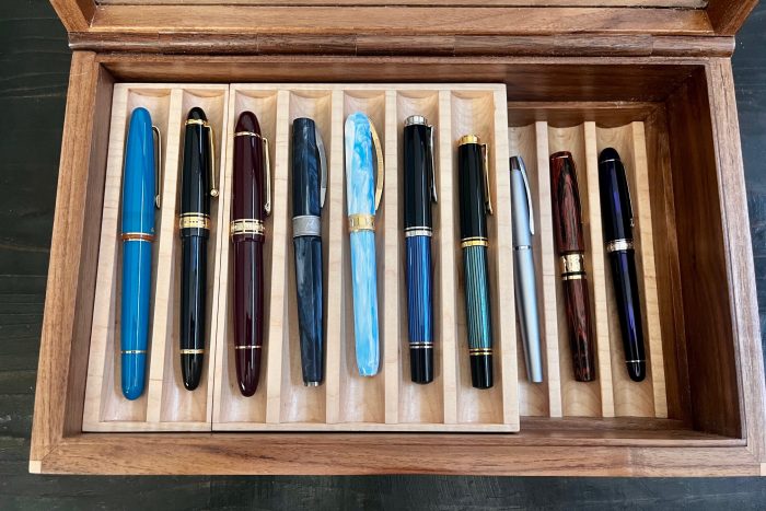 Noble humidors -- finished custom built fountain pen case for AnalogMinded