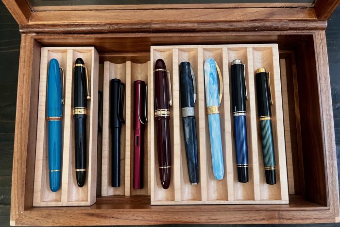 Noble humidors -- finished custom built fountain pen case for AnalogMinded